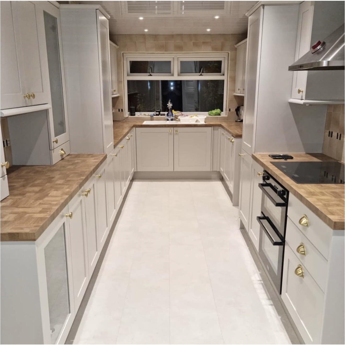 St Helens: Dark Oak to Cream with Gold Handles