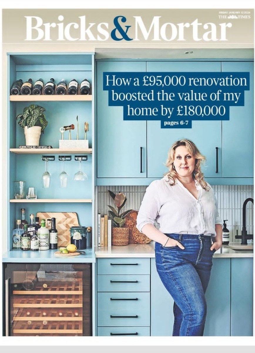 Kitchen transformation featured in The Times Bricks & Mortar