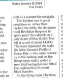 The Times newspaper mention of Revitalize Resprays